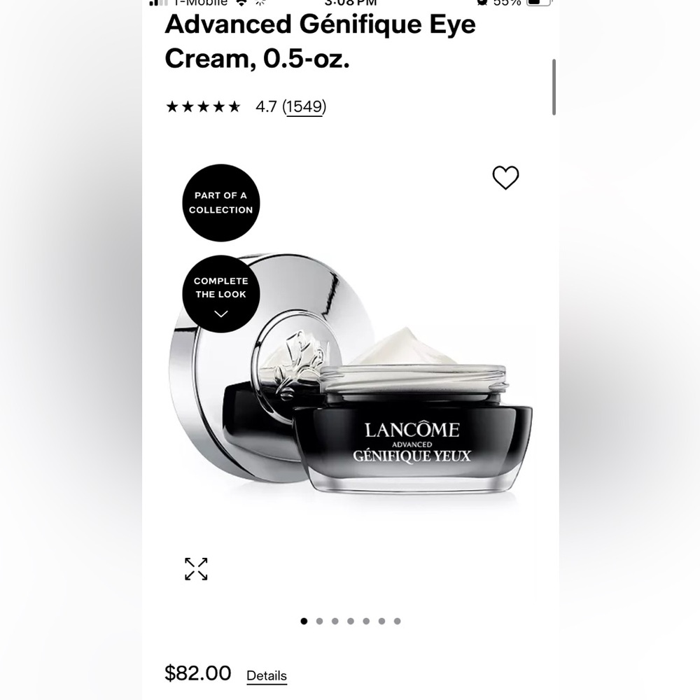 Lancôme Advanced Génifique Eye Cream, 0.5-oz.